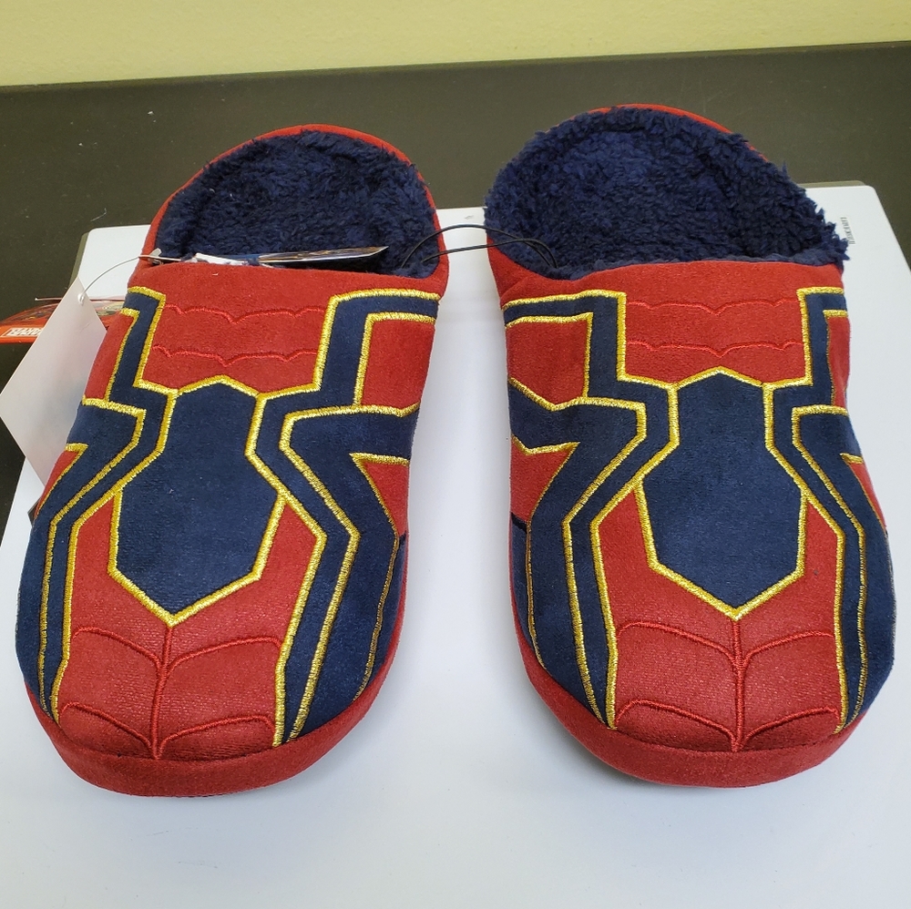 New Avengers Iron Spider Men's Red Scuff Slipper